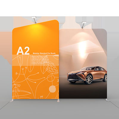 อลูมิเนียมแบบพกพา 6X6 Modular Exhibition Display Partition Walls Expo Event Booth Design