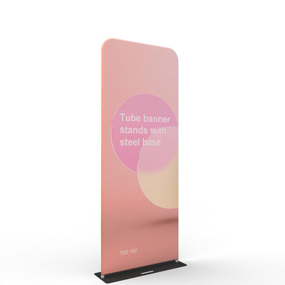 ฉากหลังแบบใช้ซ้ำได้ด้านเดียวงานแสดงสินค้าแบนเนอร์ขาตั้ง Ez Tube Graphic Pringting