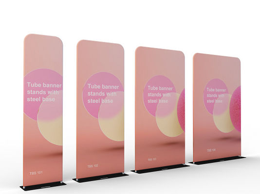 8ft 200cm Trade Show Stand Up Banners Signsac พับเก็บได้แบบพกพาสำหรับการค้า S + วิธี