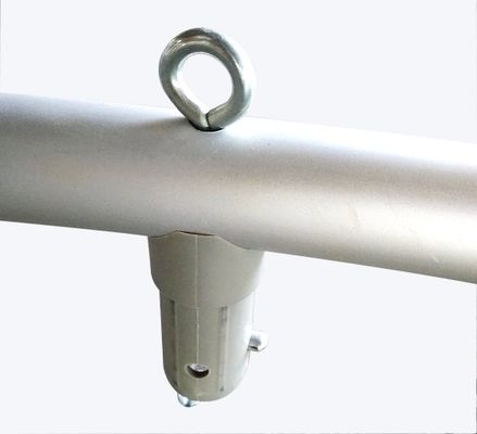 EZ Sky Tube Pinwheel Trade Show ป้ายแขวนจากสะพานลอย 48Ibs