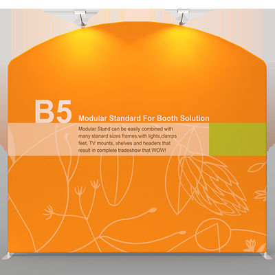 230gsm 30mm Modular Exhibition Display บูธแสดงสินค้าส่งเสริมการขายสำหรับผู้รับเหมาสด