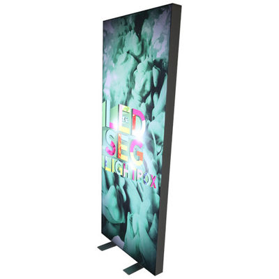 150g 160g กล่องไฟโฆษณา SEG Light Box ฉากหลังกรอบอลูมิเนียม Easy Set Up 60mm
