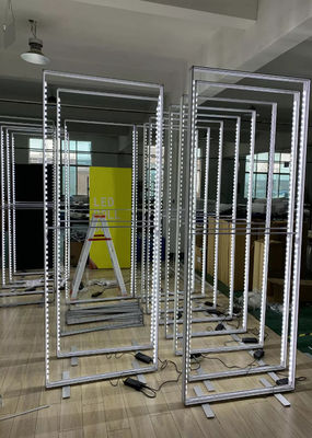 กรอบอะลูมิเนียม LED Seg Fabric Lightbox กล่องไฟไร้กรอบ Frameless น้ำหนักเบา