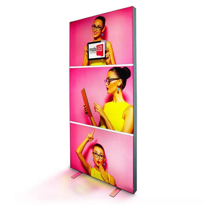 10x10 10x20 Custom Modular Exhibition ย่อมาจาก Backlit Tradeshow Display Tension Fabric