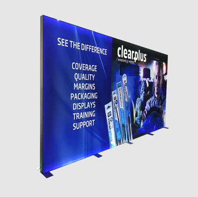 10x10 10x20 Custom Modular Exhibition ย่อมาจาก Backlit Tradeshow Display Tension Fabric