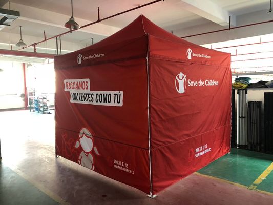 2.5X2.5m 8X8FT Square Shade Tent Waterproof 10 X 20 งานแสดงสินค้า Canopy กลางแจ้ง