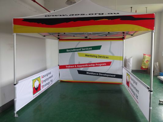 2x2m 10 By 10 Outdoor Canopy Tent Pop Up กรอบอลูมิเนียมสำหรับงานแสดงสินค้า