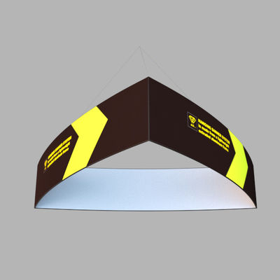 6ft 8ft พิมพ์ด้านล่าง Pop Up Exhibition Stand Design ป้ายแขวนสำหรับงานนิทรรศการ