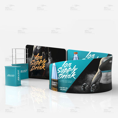งานแสดงสินค้าออกแบบเองนิทรรศการแสดงผ้าความตึงเครียด 10x20 บูธ