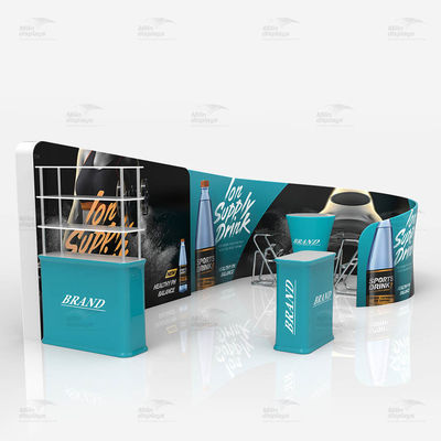 งานแสดงสินค้าออกแบบเองนิทรรศการแสดงผ้าความตึงเครียด 10x20 บูธ